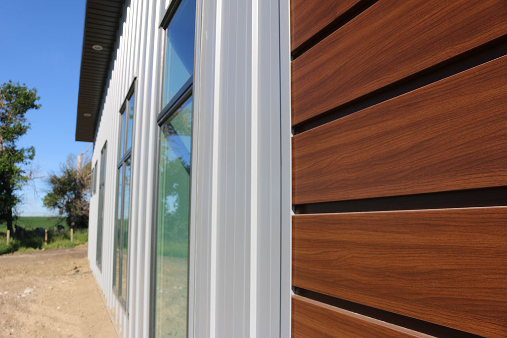 Woodgrain Series Forma Steel Metal Siding That Looks Like Wood