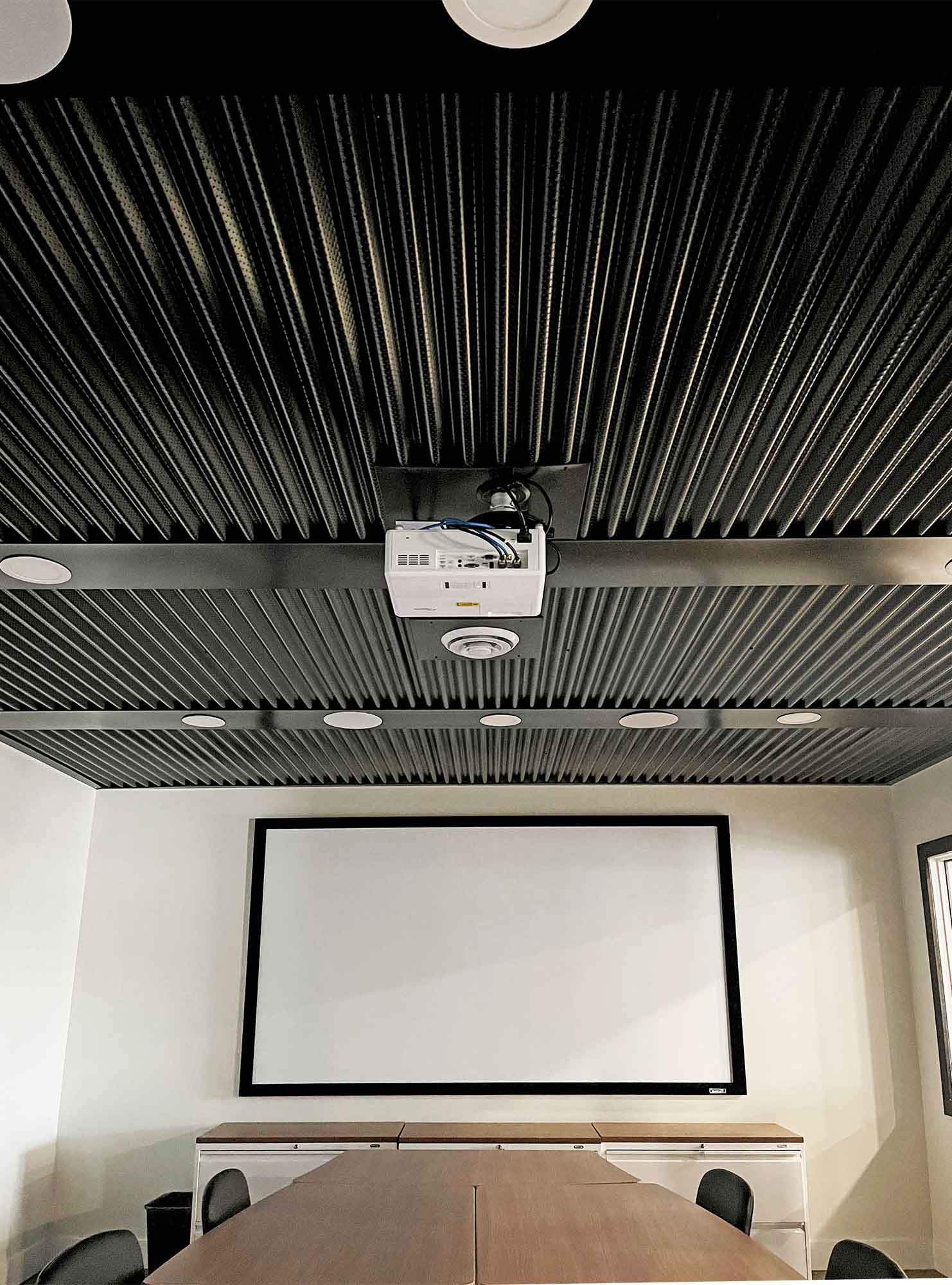 7/8" Perforated Corrugated in Black