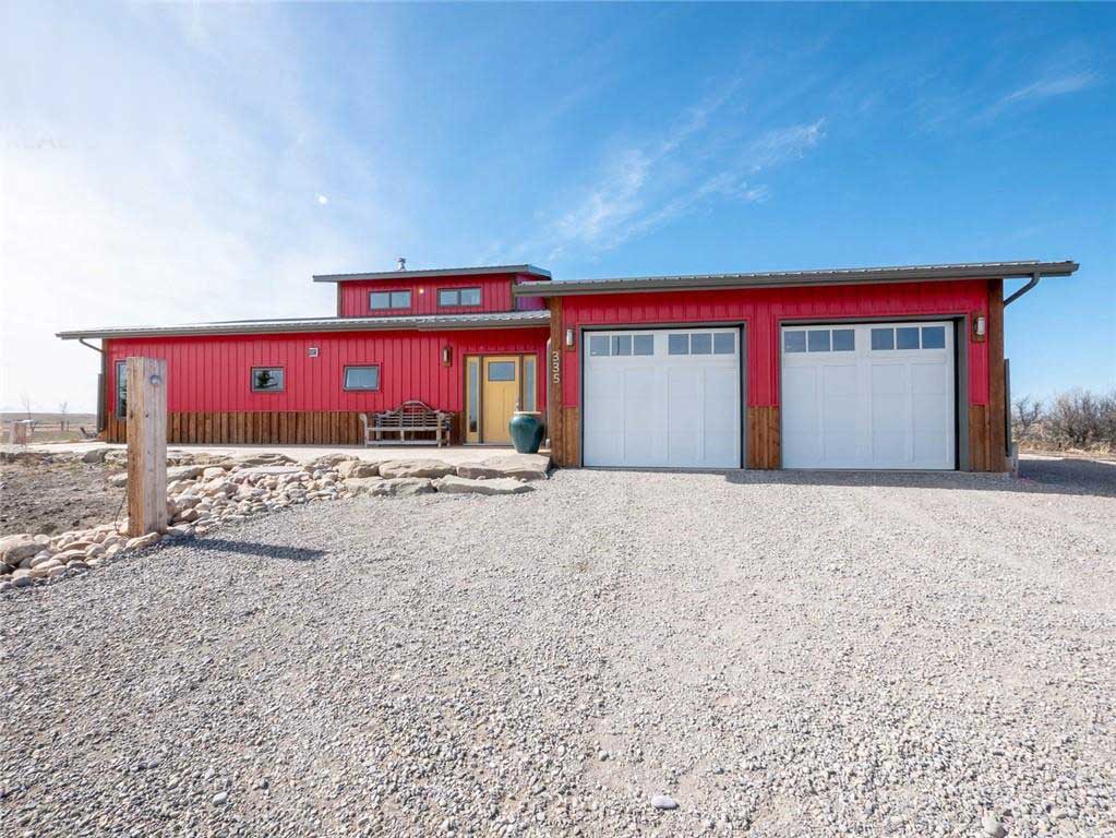 I/9 in Bright Red and Dark Sage