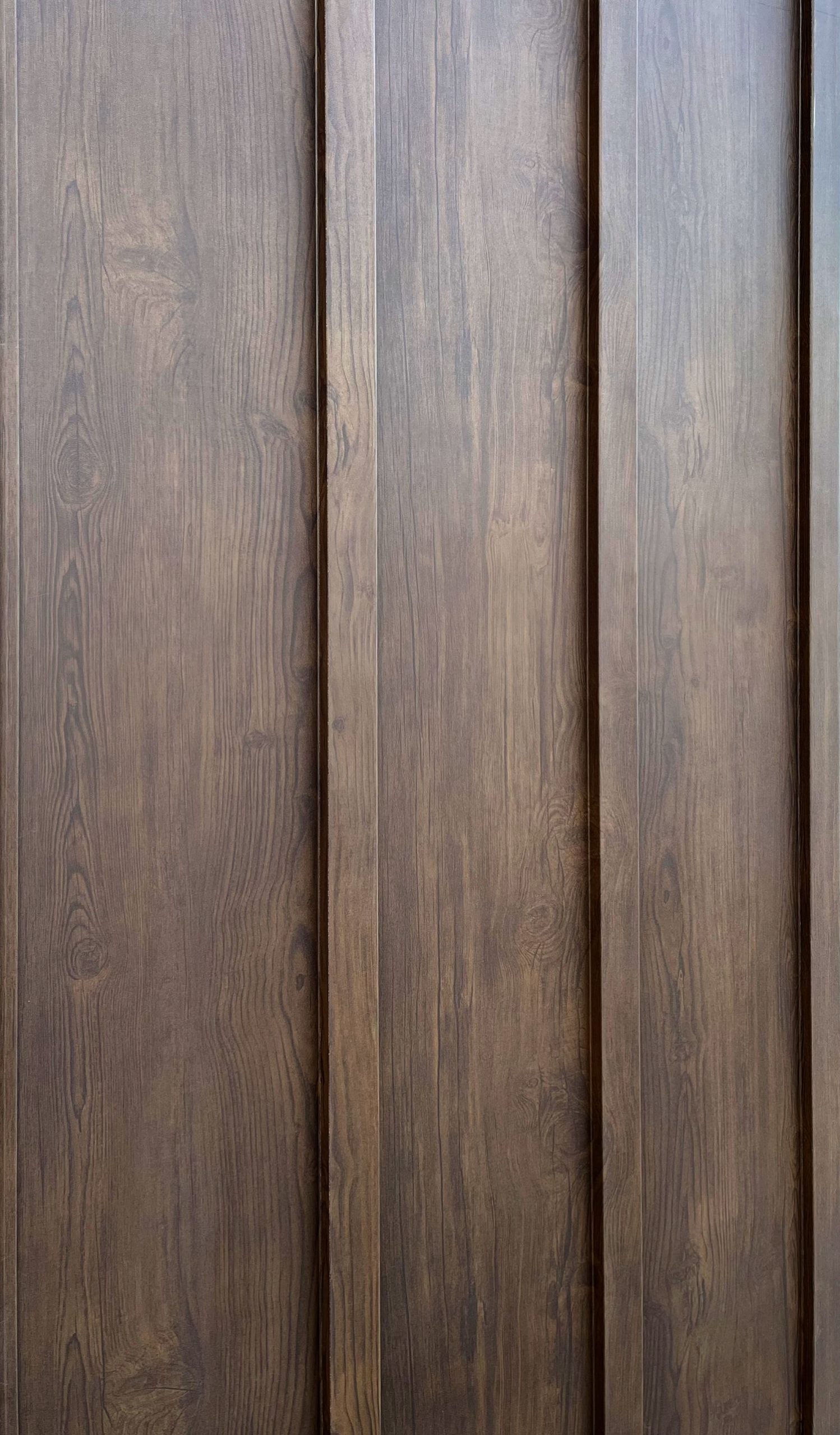 Board & Batten in Dark Walnut Woodgrain