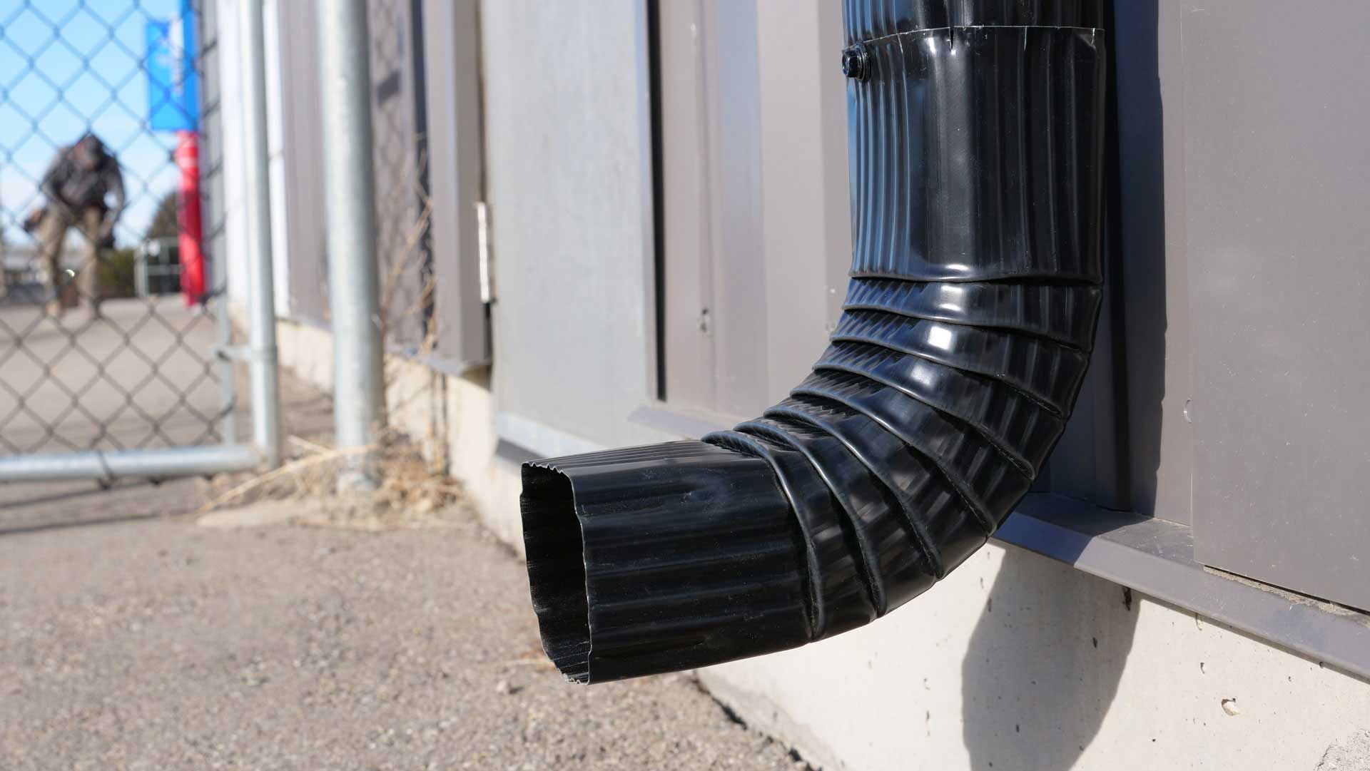 Downspout in Black