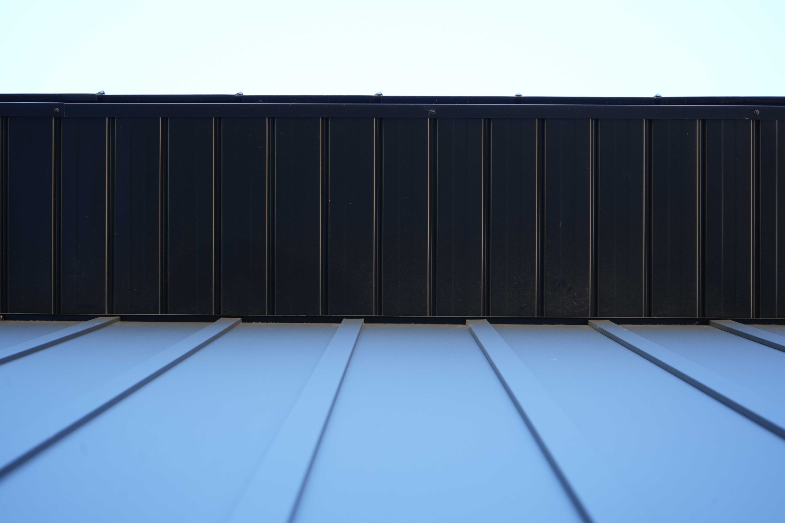 Forma Plank Soffit and Board and Batten in Textured Onyx Black