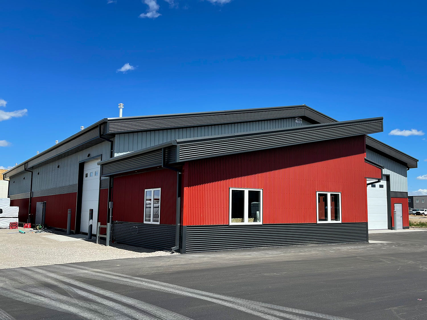 7/8" Corrugated in Carbon, 7/8" Corrugated in Dark Red, FC-36 in Regent Grey 7/8" Corrugated in Carbon, 7/8" Corrugated in Dark Red, FC-36 in Regent Grey